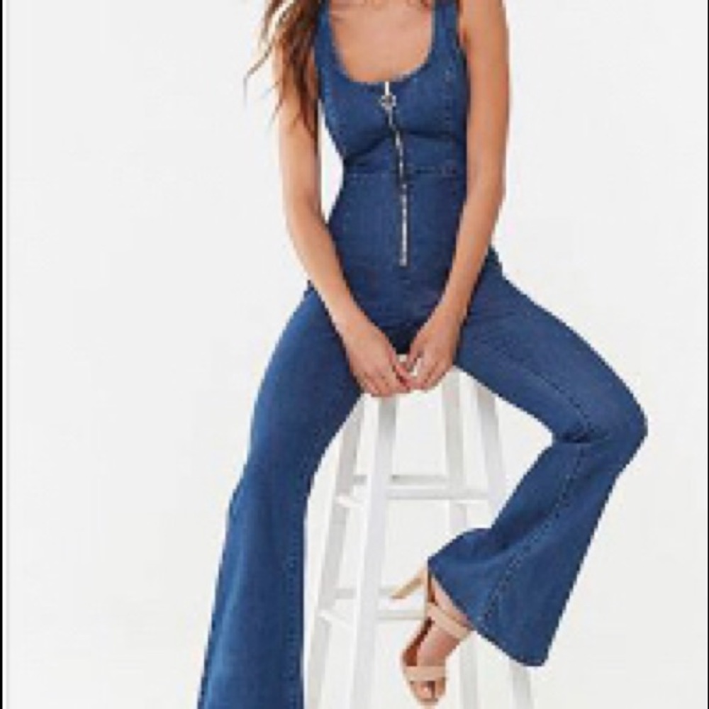 Forever 21 Denim Jumpsuit (New w/tags)